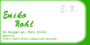 eniko mohl business card